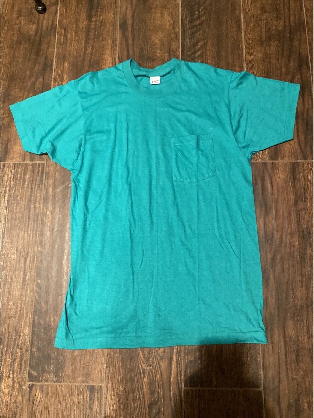 Vintage Selvedge Pocket T Shirt Single Stitch BVD XL